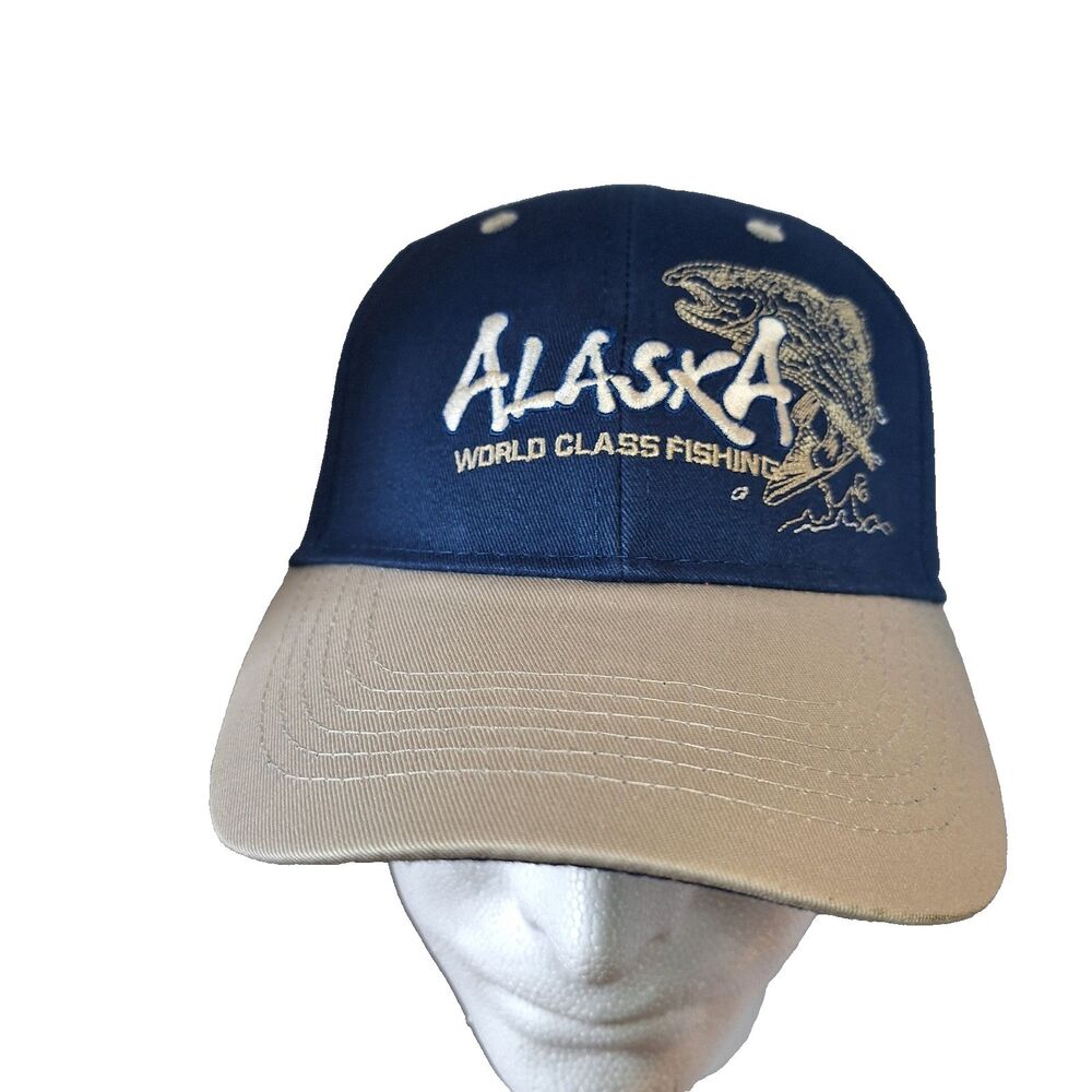 Vintage Alaska Fishing Hat Outdoors Sportsman 90s Y2k by Arctic Circle NWOT
